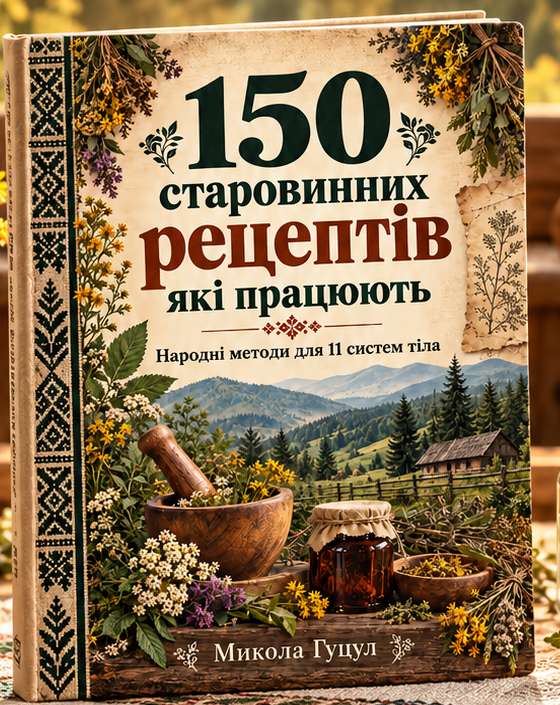 Фото обкладинки книги «150 старовинних рецептів, які працюють»